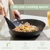 2-8Pcs Silicone Spatula Cooking Spoon Wooden Handles Rice Scooper Nonstick Spatulas for Baking Cooking Mixing Kitchen Utensils