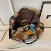 Luggage Bag, Short Trip Bag, Woolen Checkered Toast Bag, Shoulder Bag, Fitness Yoga Bag Storage.