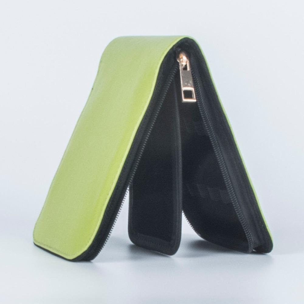 Pen Container Bag Large Capacity Fountain Pencil Case PU Leather  High Appearance   Pen Storage