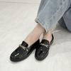 Himiko (Himiko) Rain Shoes, Waterproof, Rain Shoes, NICAL Rain Loafers 554001, Black, Size 245