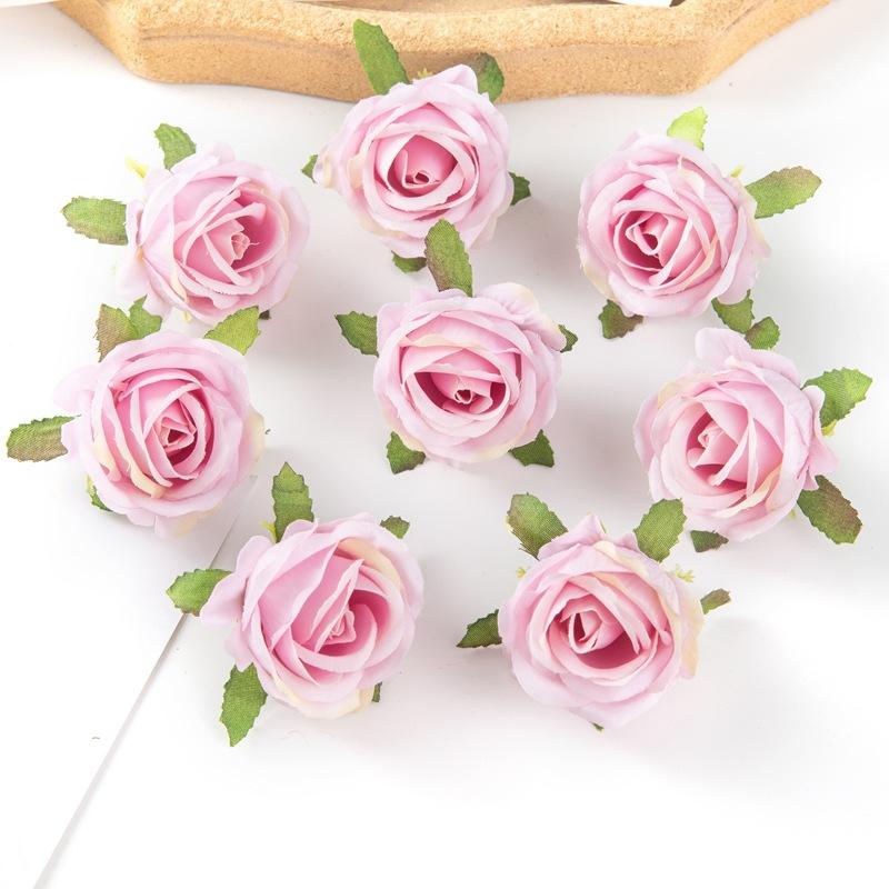 Mori Simulation Rose Flowers Silk Flowers Diy Handmade Wreath Fake Flowers Wedding Gift Box Decoration Accessories Flower Wall Set Shooting Prop