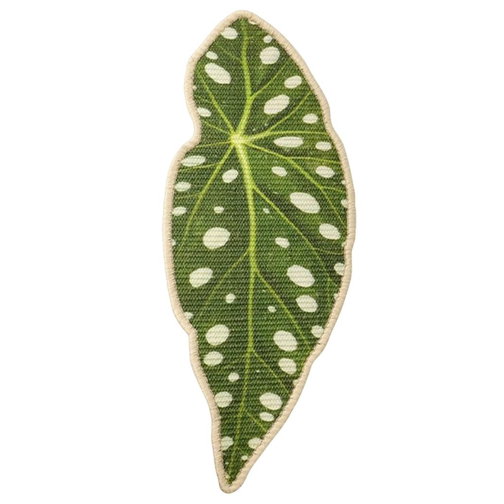 Natural Fiber Sisal Cat Scratching Pad Leaf Shape Durable Eco Friendly Material Cat Claw Protection Mat for Indoor Use