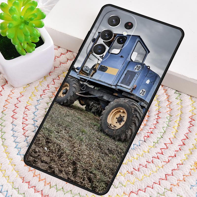 Farm Vehicle Tractor Pattern Phone Case for Samsung Galaxy Note 10 Pro S26 Ultra S23 S24 FE S25 S21 S22 PLUS Shockproof Cove