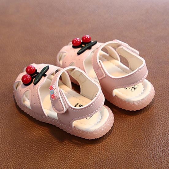 Summer Cartoon Anti Slip Breathable Comfortable Soft Sole Sandal Baby Girl Shoes
