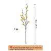 1pcs Artificial Flowers White Plum Blossom Fake Wintersweet Long Stem Plastic Flowers Home Hotel Office Wedding Party Garden Decor