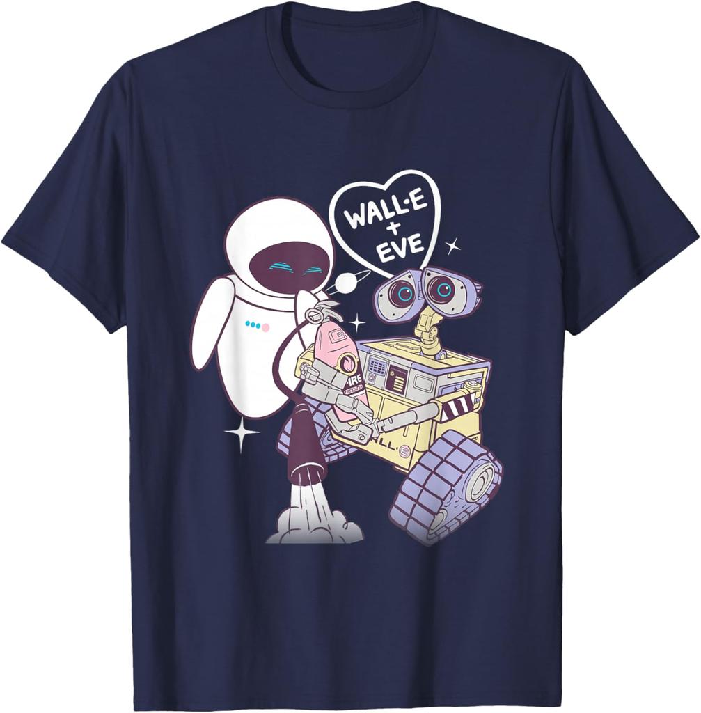 Wall-E & EVE Valentinstag Herz Liebe T-Shirt Unisex