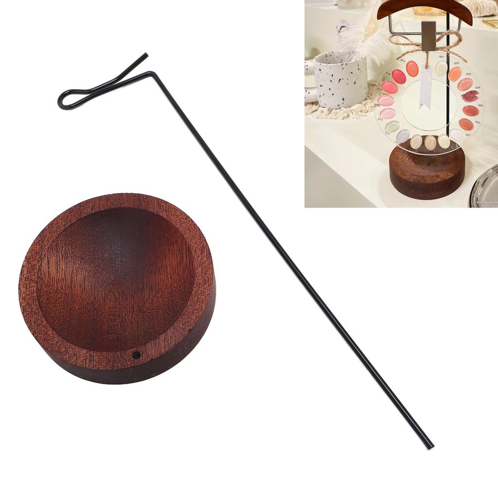 Nail Art Color Chart Display Stand Card Hanging Base Nail Oil Glue Mount Rack Bracket