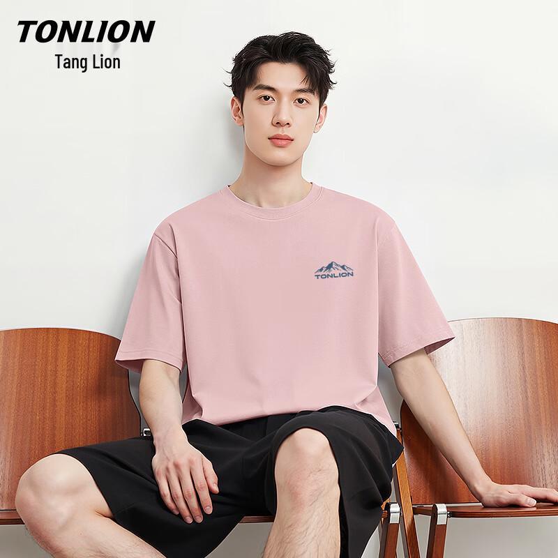 TonLion Men's Double-sided Cooling Short Sleeve T-shirt