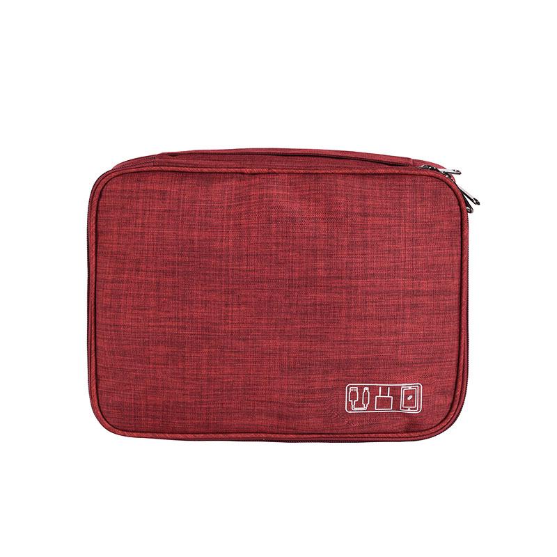 Runhui Three-Layer Digital Cable, Power Bank, and Earphone Organizer Bag.