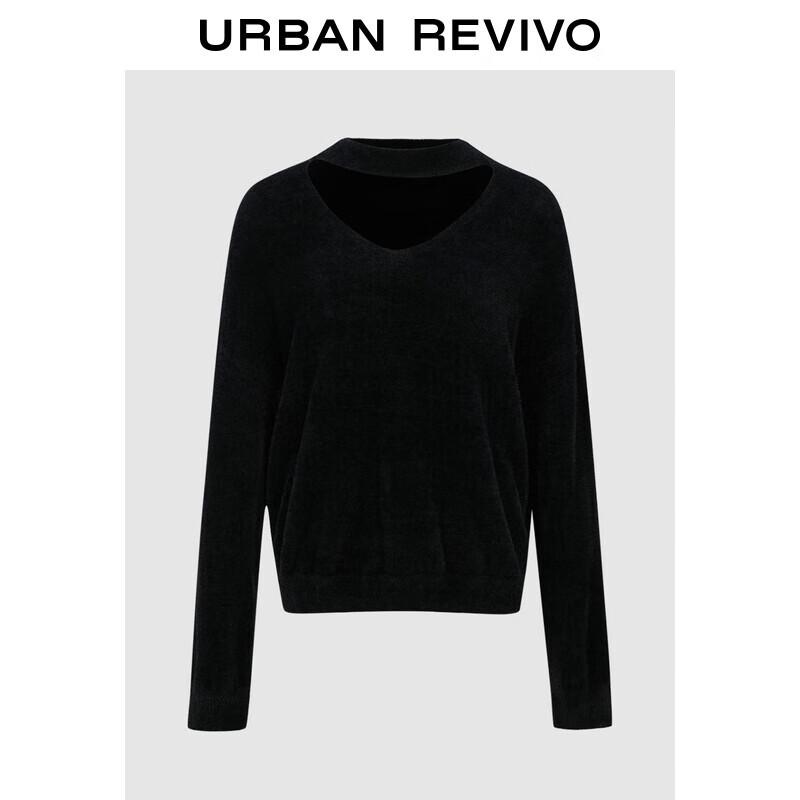 

UR Women s Elegant Hollow Knit Sweater S