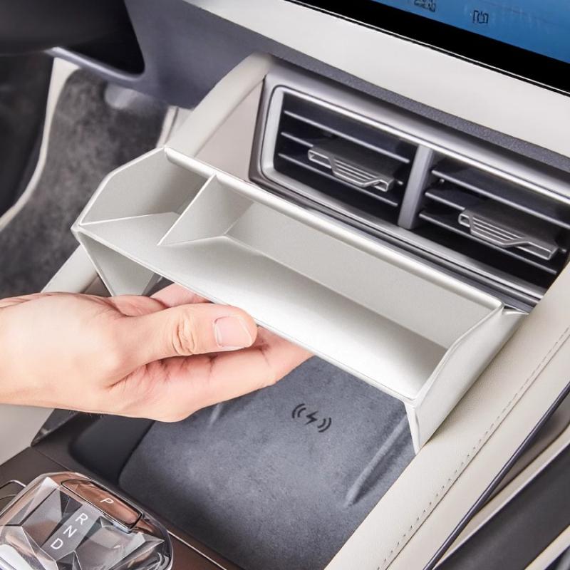 For BYD Yuan Up Pro 2024 2025 Car Under Central Air Outlet Storage Box Air Conditioning Outlet Card Storage Interior Accessories
