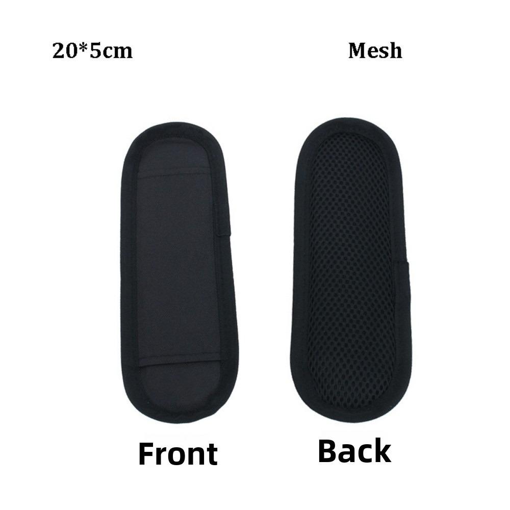 New Detachable Breathable Shoulder Strap Pad Decompression Black Outdoor Non Slip Cushion Shoulder Strap Pad