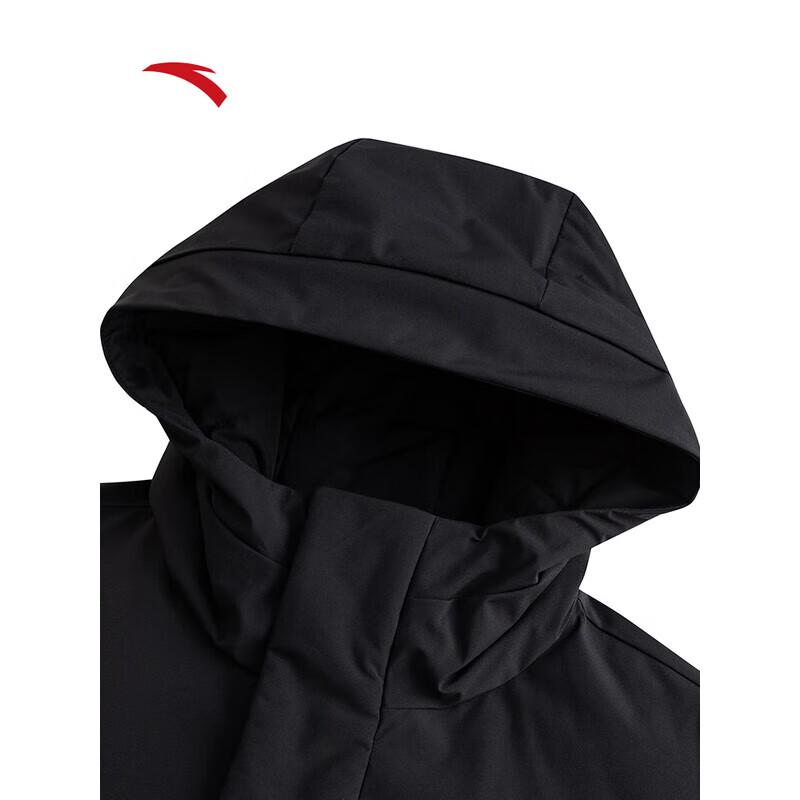 ANTA Men's Water-Repellent Hooded Padded Jacket
