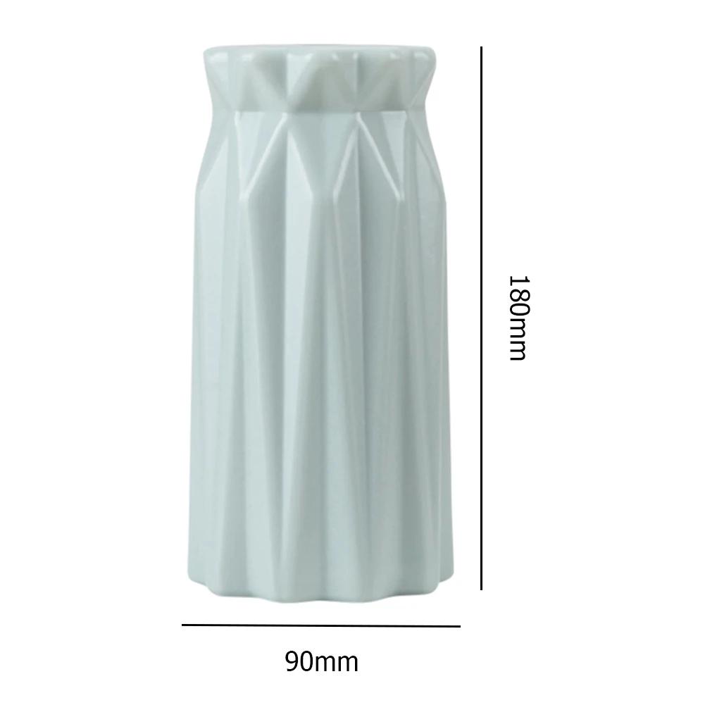 

Пластиковая ваза для сухих цветов, простой геометрический цветочный горшок, декоративная ваза в скандинавском стиле, современная ваза для цветов на свадьбу, новоселье