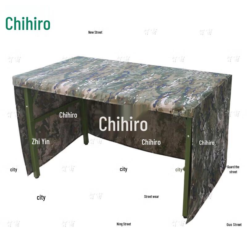 Zhizhoud Three-Sided Folding Table Skirt