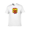 POW POW Comic Bubbles TShirt T Shirts for Man Pack Cotton G Man T Shirts for Men TShirt
