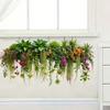 Pegatinas de Pared de Enredaderas Colgantes Plantas Verdes Hojas Pegatina de Pared Extraíble Pelar y Pegar Murales Artísticos de PVC para Sala de Estar Dormitorio Aula Cocina