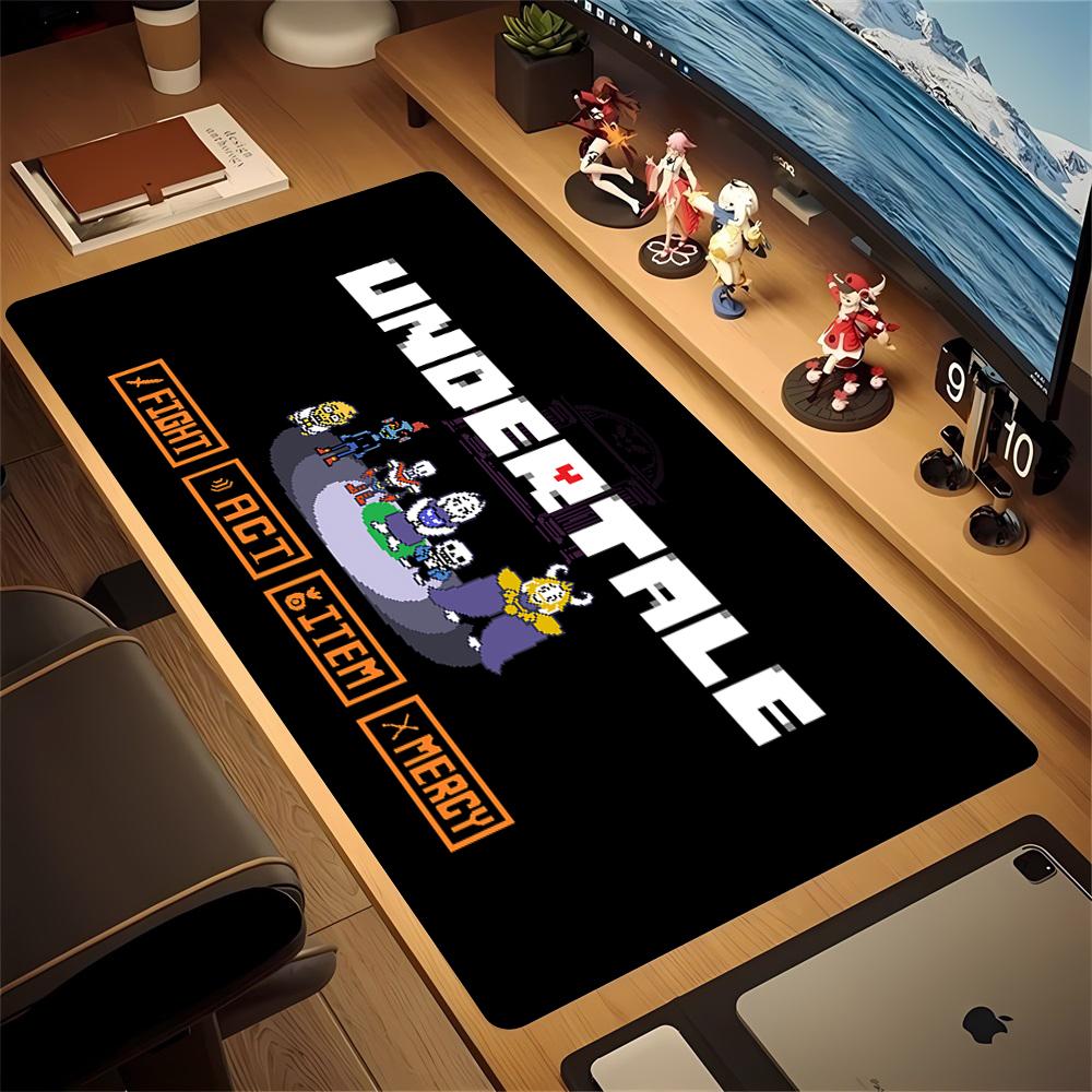 Tappetino per Mouse Gioco Undertale Sans Frisk Tastiera Tappetino Mouse Grande Computer Laptop Antiscivolo Tappetino Scrivania Tastiera Gomma Naturale Tappetino Mouse