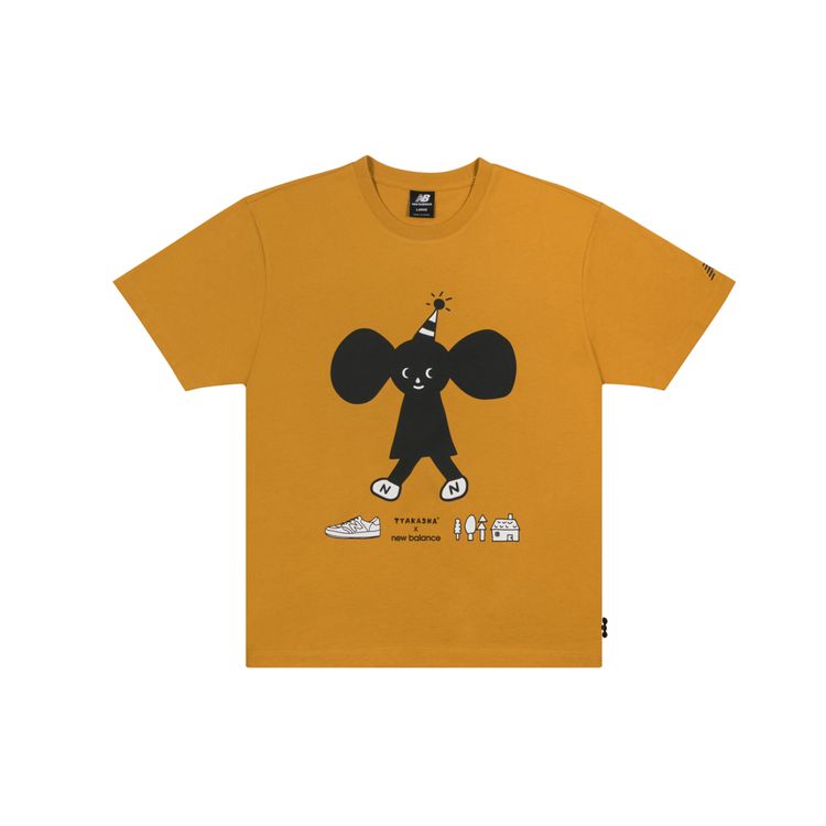 

Футболка унисекс с коротким рукавом New Balance X Tyakasha Желтая AMT91558-YL