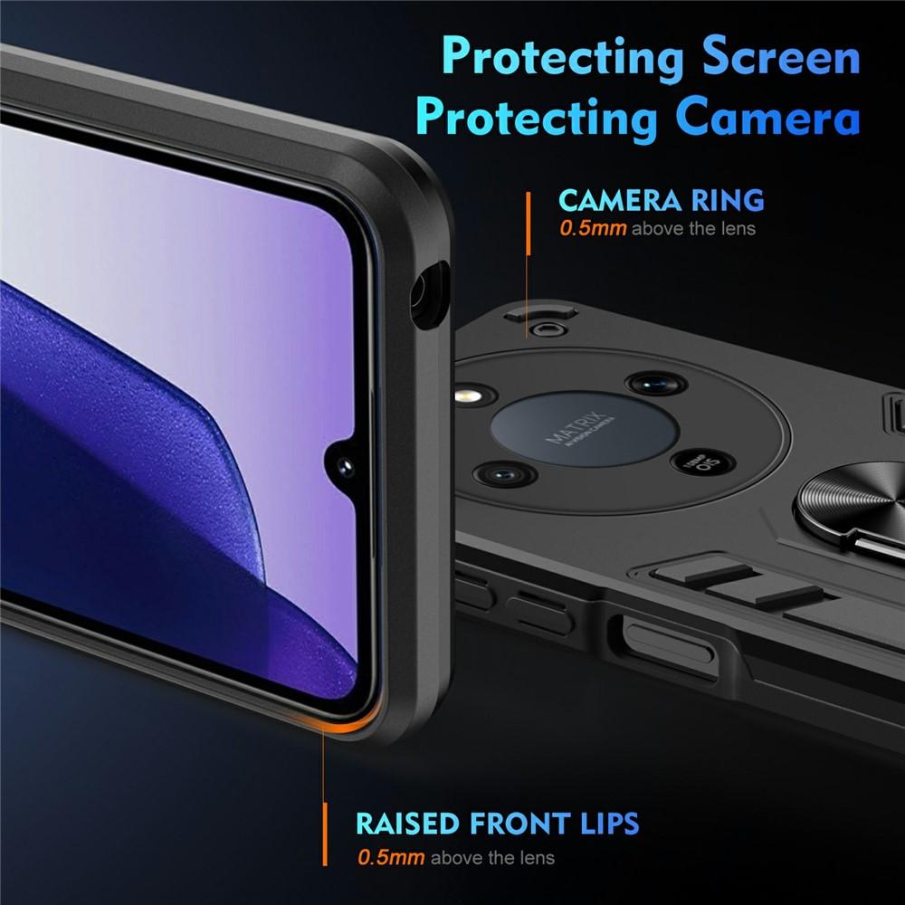 Case for Magic8 Lite 5G, X9d 5G, X70 5G - TPU+PC, Black, With Stand
