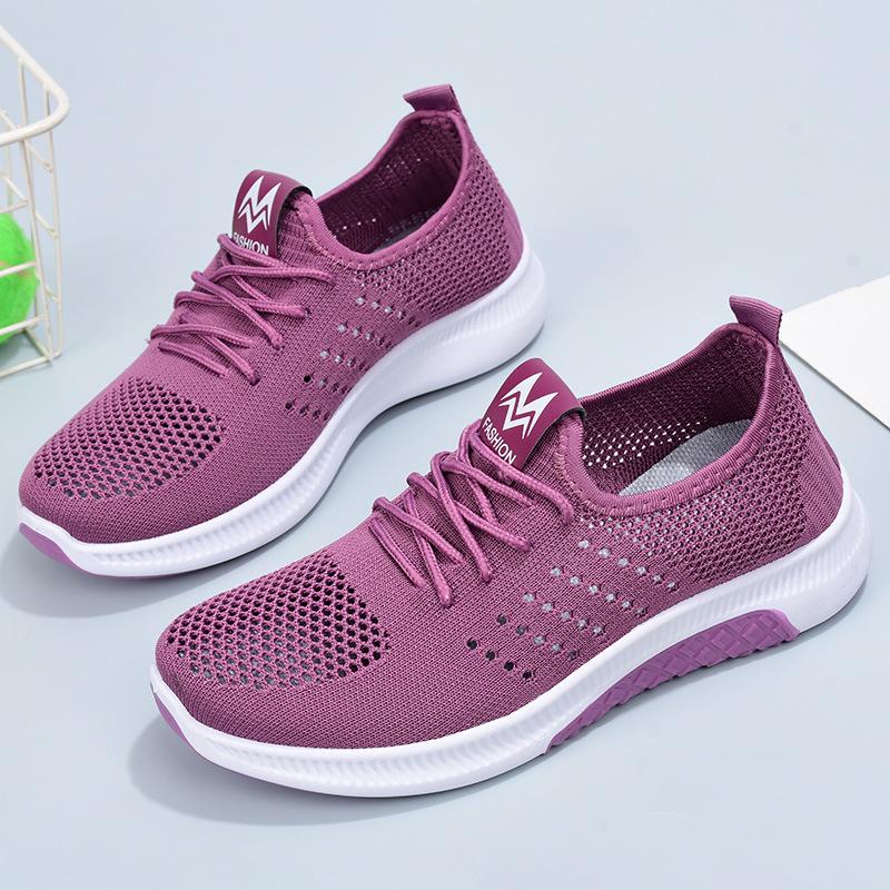 Women's Summer Mesh Shoes: Breathable, Fashionable, Casual Sports Sneakers for Middle-Aged & Elderly