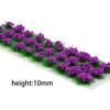Bushy Tufts Static Scenery Model Artificial Grass Gaming Dioramas Flower Cluster for