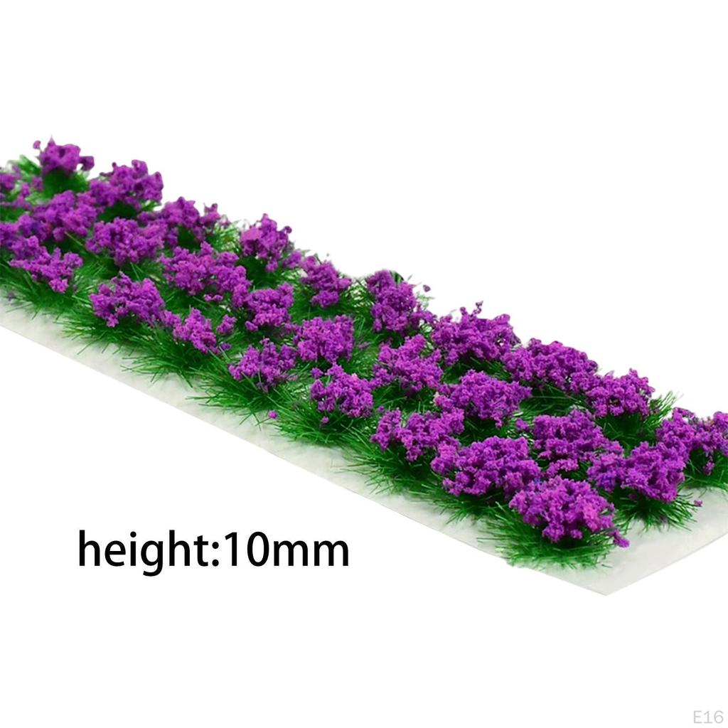 Bushy Tufts Static Scenery Model Artificial Grass Gaming Dioramas Flower Cluster for