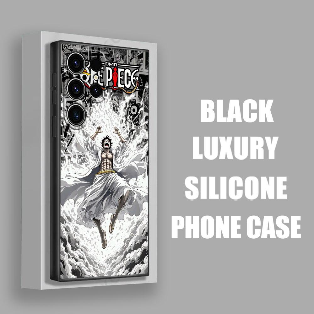 One P-Piece Kid Law Luffy Anime Phone Case For Samsung Galaxy S25 S24 S23 S20 S21 FE S26 S22 Ultra 5G S26 Plus S25FE Soft Cover