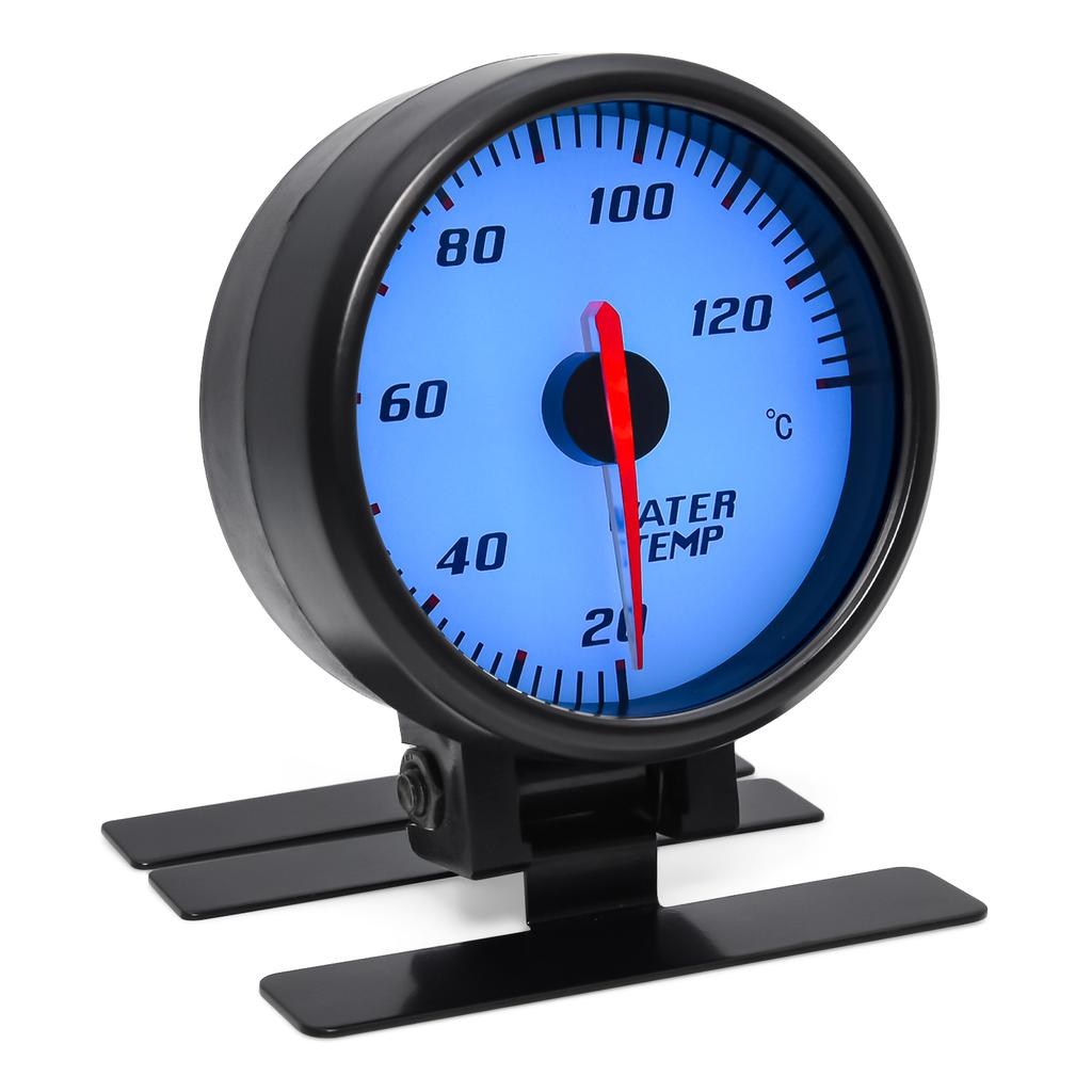 60MM Car Water Temperature Gauge 20-130 Celsius With Water Temp Sensor 10mm Tachometer Boost Voltmeter Vacuum Oil Press Gauge