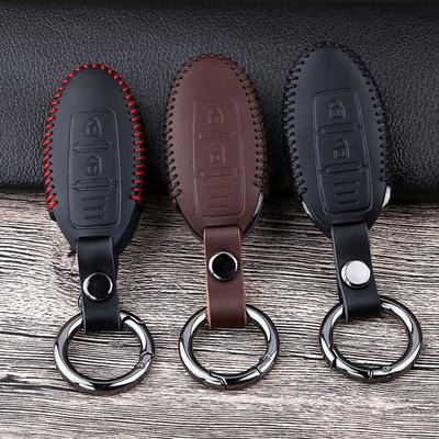 Étui Housse de Clé de Voiture en Cuir avec Télécommande Pour Nissan Qashqai j10 J11 X-Trail t31 t32 Kicks Murano Altima Tiida Juke Note