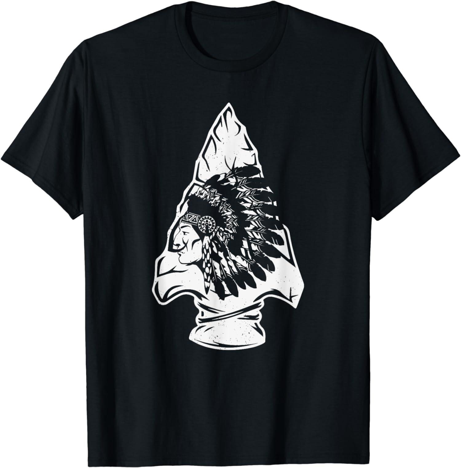 NEW LIMITED Arrowhead Hunter Native American Arrowhead Hunting Relics T-Shirt S