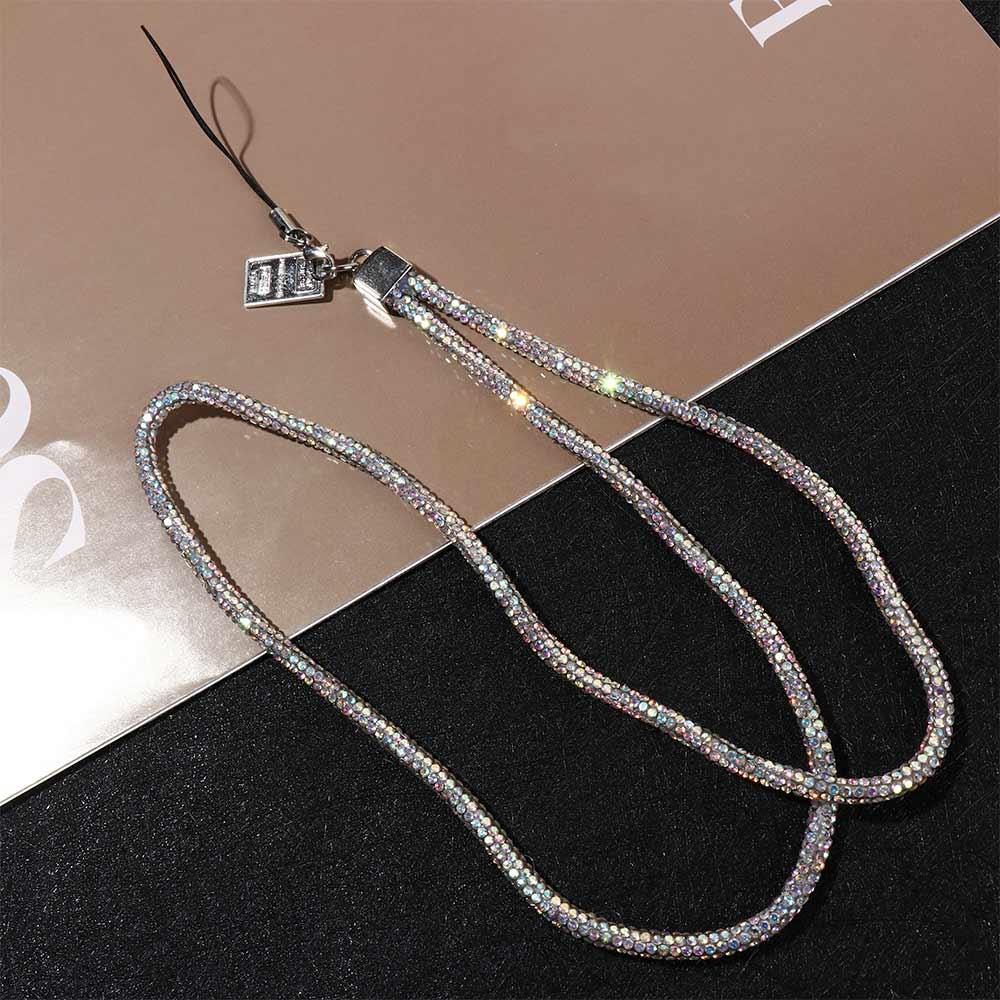Wrist Chain Rhinestone Phone Lanyard Full Rhinestone Neck Strap Phone Accessories