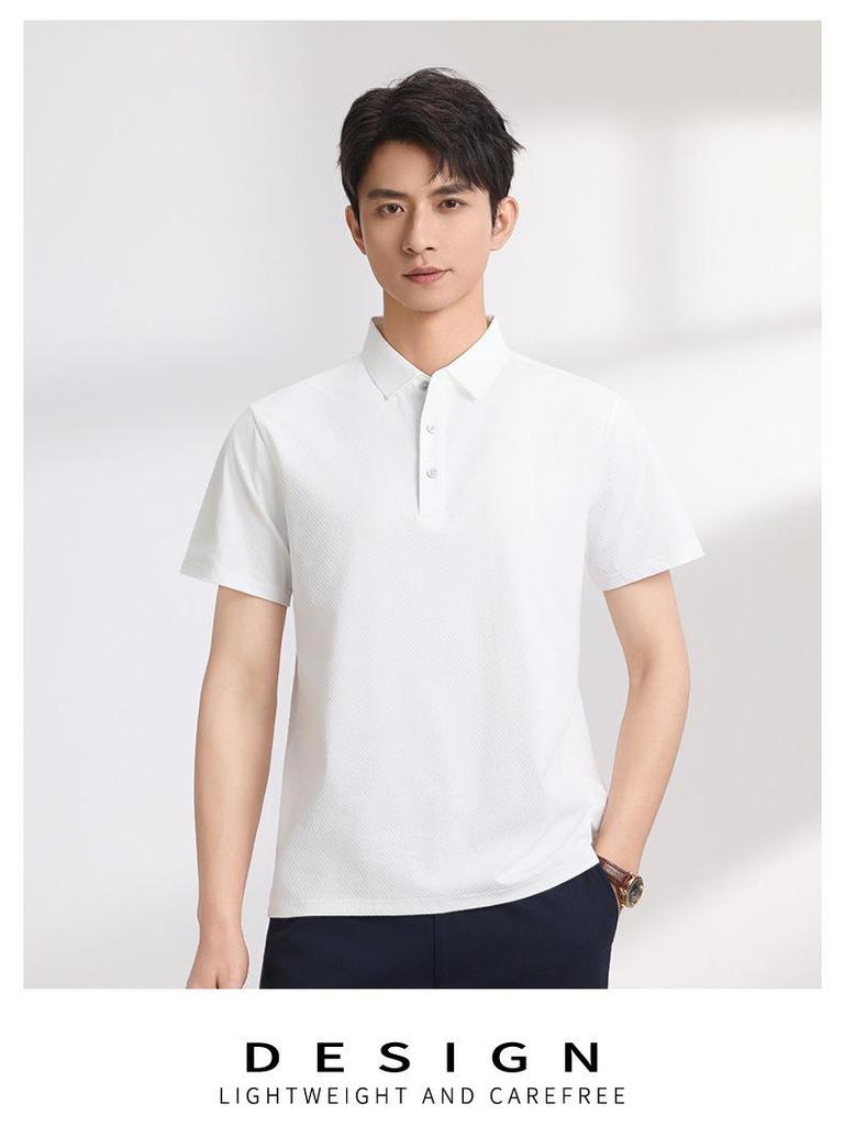 Dissan Quick-Dry Cotton Work T-Shirts & Polo Shirts - Men's & Women's Short-Sleeved Uniforms with Logo Embroidery