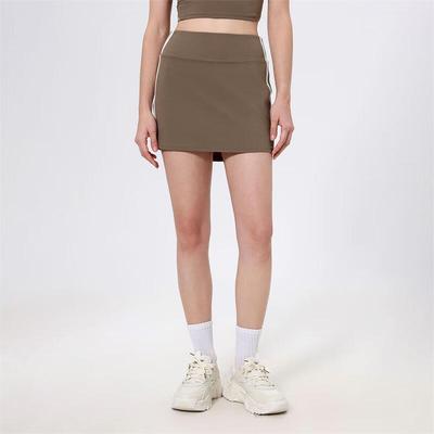 WEZHO Women's High-Waist Faux Two-Piece Athletic Skirt