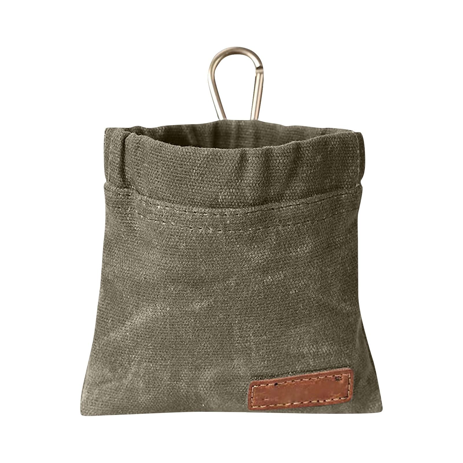 

Мешочек для лакомств для собак с автоматическим закрытием - Тренировочная сумка для щенков без рук для поощрений, Герметичный портативный диспенсер для лакомств для питомцев для прогулок на открытом воздухе и путешествий One Size