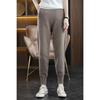 2025 Autumn/Winter Women's 100% Pure Wool Casual Knit Pants - Fashionable, Versatile, and Loose-Fit Design.