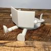 Toilet Paper Holder Stand 3D Printed Reading Funny Cute Napkin Stand Bathroom Toilet Paper Holder for Bathroom Kitchen RV Travel