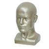 Men's Mannequin Head with Shoulder for Displaying Hats, Masks, and Glasses