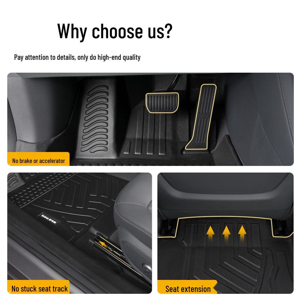 Changan Qiyuan Q07 25 Model Full Coverage TPE Anti-Slip Floor Mats