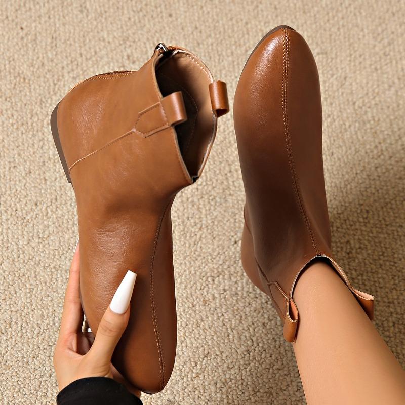 Fashion Pointed Toe Women Chelsea Boots Flats Ankle Oxford Shoes Retro Winter New Trend 2024 Goth Walking Gladiator Casual Zapatos Mujer