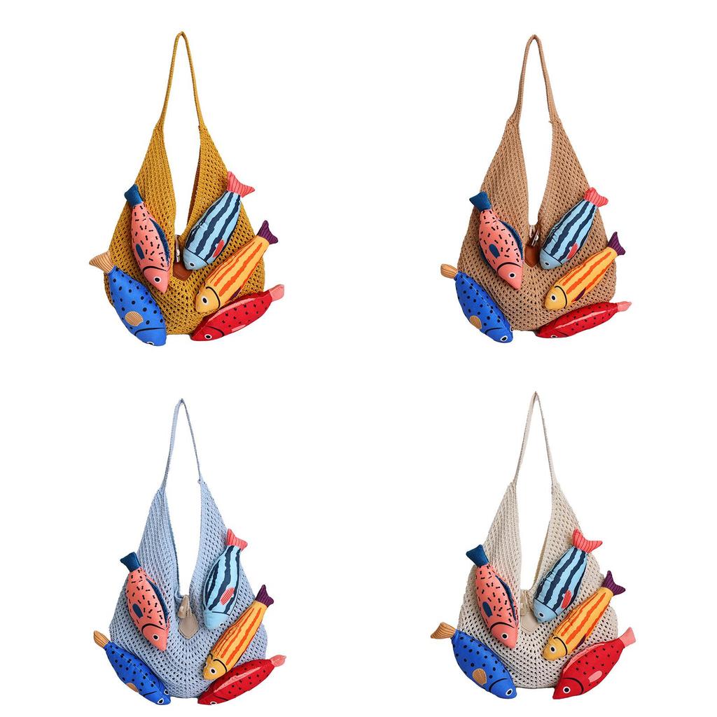 Cotton Large Capacity Opentop Tote Bag For Casual Daily Use