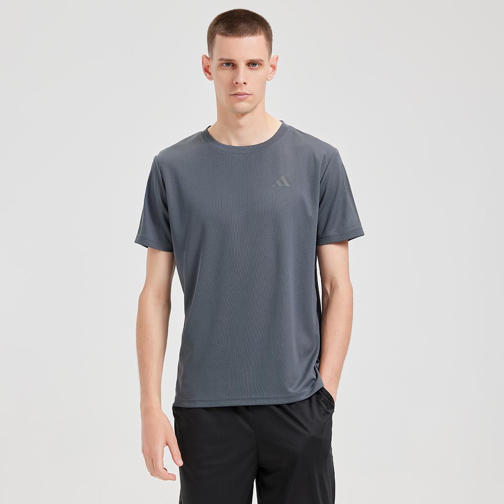 Adidas Breathable Classic Three Stripes Crew Neck Comfortable Casual Sports Quick-Dry Short Sleeve T-Shirt Men Tops BXWTTS01-GFC