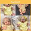 Golden Hair Simulation Toy Reborn Doll With Yellow Hollow Out Clothing Design For Kids Holiday Gift