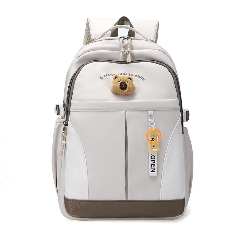 New casual backpack, youth and fashion, college students reduce the burden, schoolbag, light travel, large-capacity travel backpack