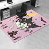 Office Rug Halloween, Kuromi Anti-Slip Rug, Machine Washable for Living Room, Bedroom, Office, Multiple Sizes, Bedroom Mat, Decorative Mat, Durable Ma