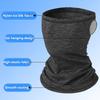 1Pcs Summer Ice Silk Hanging Ear Mask Cold Feeling Breathable Sunscreen Scarf Outdoor Riding Sports Turban Men Women