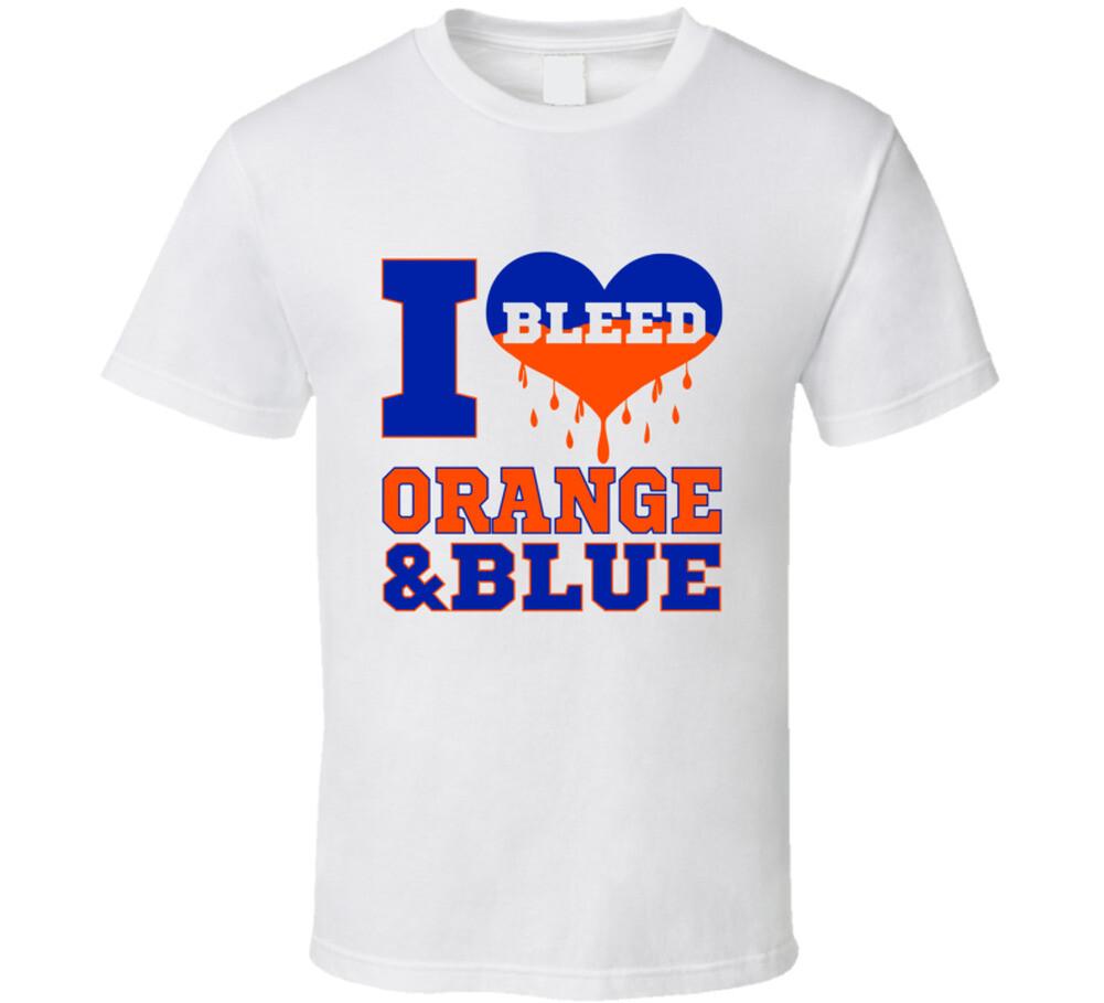Florida Gators I Bleed Orange and Blue T Shirt March Madness XXXXL