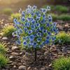 Faux Flower Ground Stake Weatherproof Garden Pick Weather Friendly Outdoor Decoration for