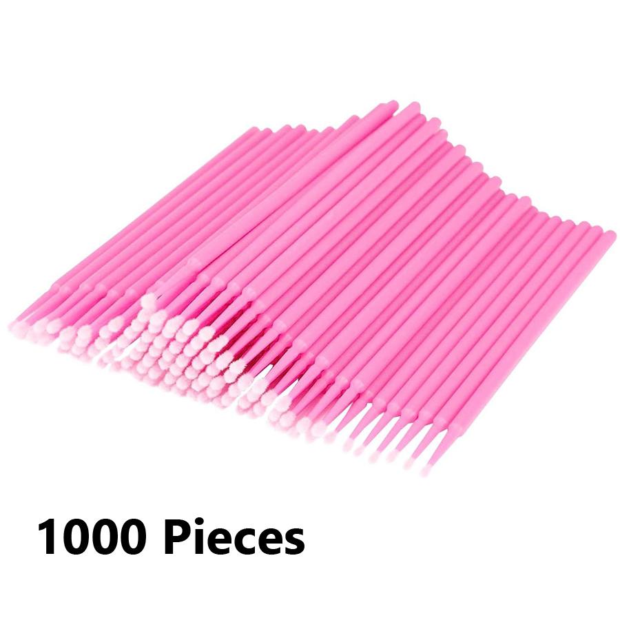 300/500/1000Pcs Eyelash Cleaning Brush Beauty Makeup Clean Remover Tool for Eyelash Extension Application Detail Work