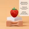 1/2Pcs Red Strawberry Stress Ball Realistic Mini Strawberry Squeeze Fidget Toy Stretchy Simulated Fruit Sensory Toy Party Favors